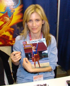 Helen Slater with autographed photo