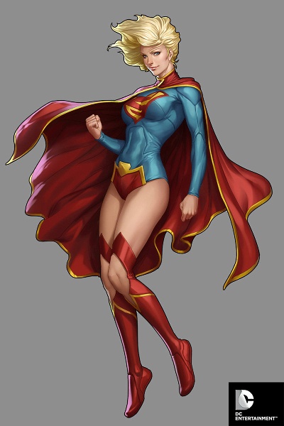 Cover Girls of the DCU Supergirl Statue design by artist Stanley Lau