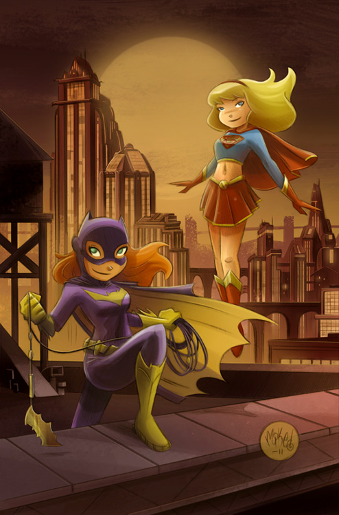 Supergirl-Batgirl-1-logofree-by-Mike-Maihack-