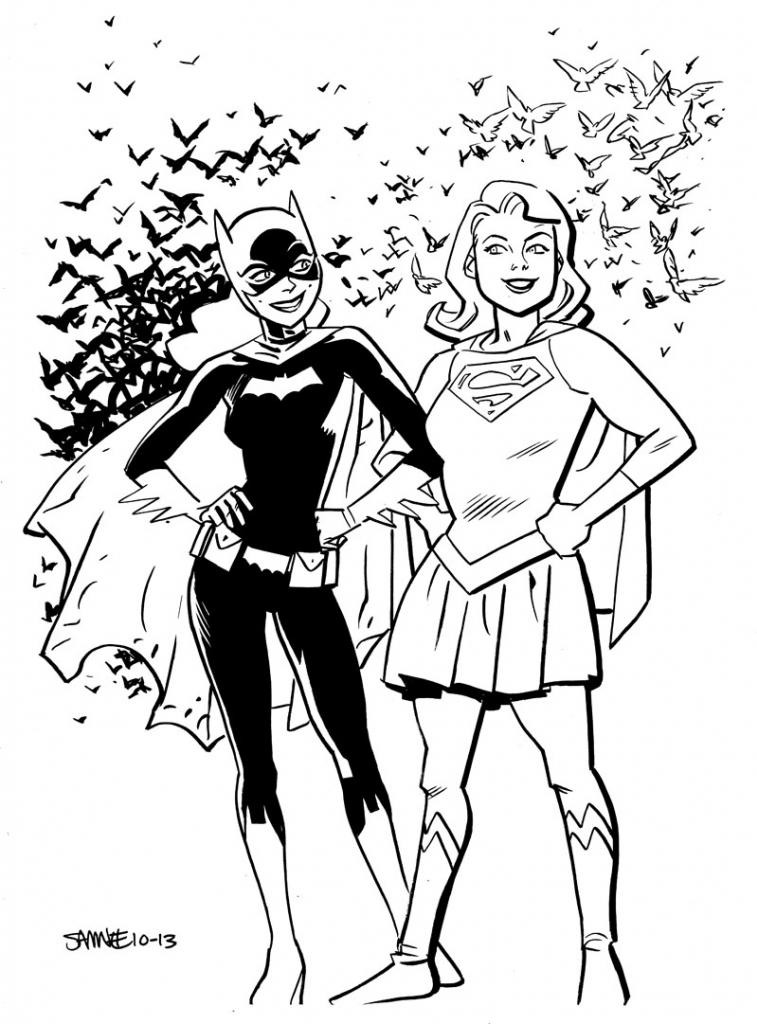 Supergirl-and-Batgirl-by-Chris-Samnee