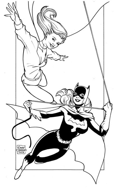 Supergirl-and-Batgirl-by-Gene-Gonzales-Sep-15-2008