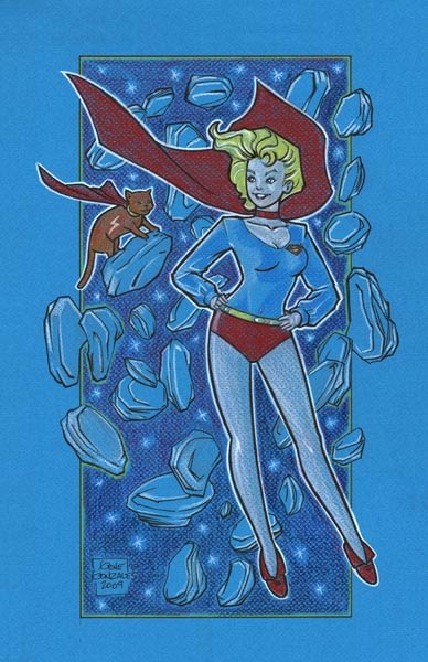 Supergirl-and-Streaky-by-Gene-Gonzales-May-14-2009