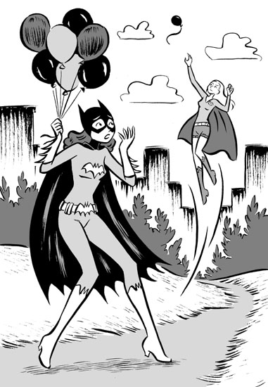 Supergirl-by-Colleen-Coover-Batgirl