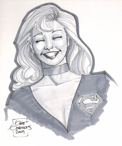 Supergirl-by-Gene-Gonzales-July-2009
