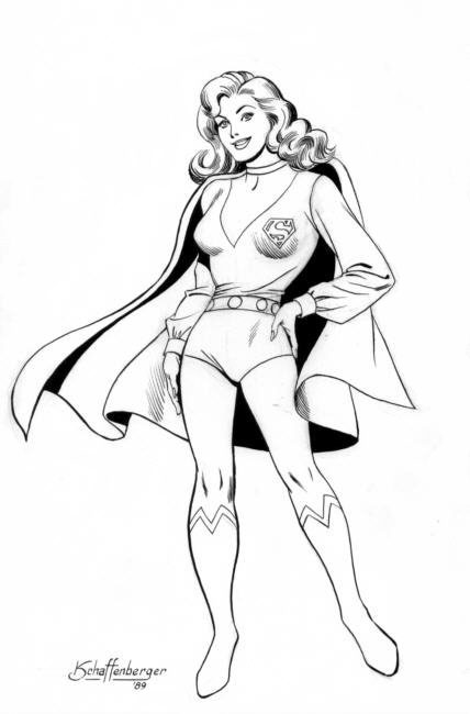 Supergirl-by-Kurt-Schaffenberger