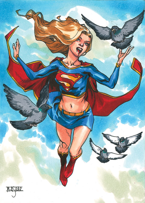 Supergirl-by-Mahmud-Asrar-DC-Comics-Superman-The-Legend-Base-Card