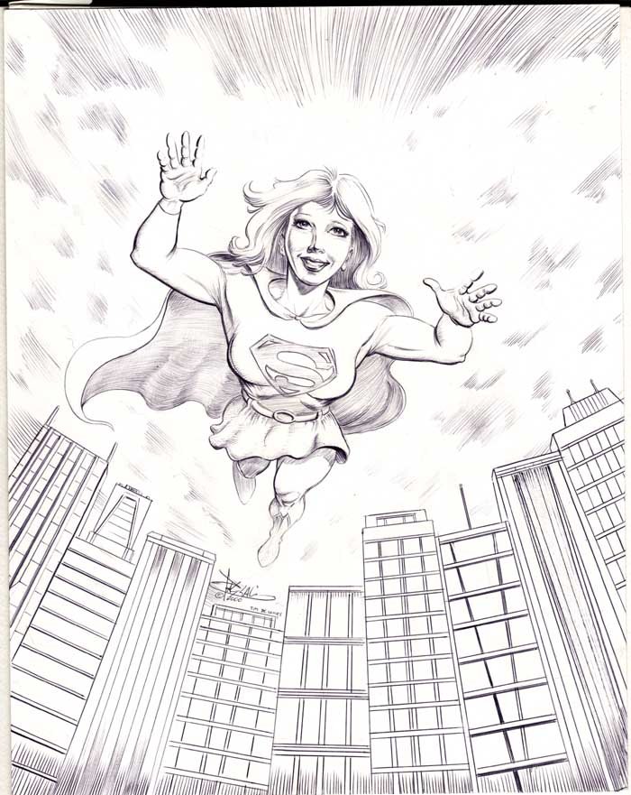 Supergirl-by-Mike-Pascale