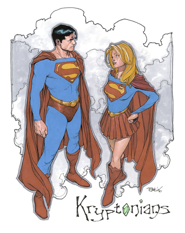 Supergirl-by-Travis-Charest-Superman