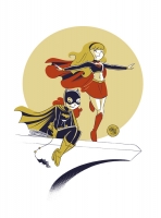 Supergirl-Batgirl-Commission-by-Mike-Maihack-02