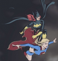 Supergirl-and-Batgirl-by-Flauschtraut-01