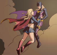 Supergirl-and-Batgirl-by-Flauschtraut-02