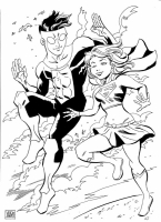 Supergirl-and-Invincible-by-Victor-Santos