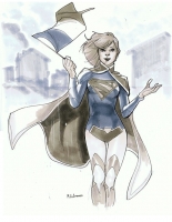 Supergirl-by-Mahmud-Asrar-Comic-Con-Paris-2012-Convention-Sketch-2