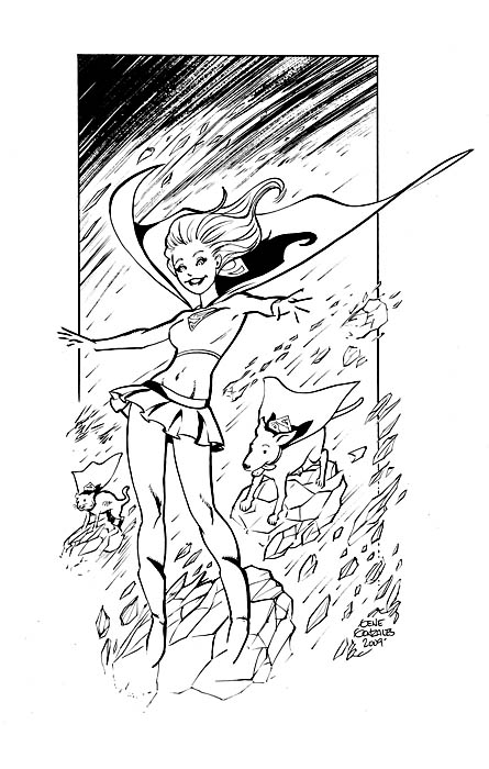 Supergirl-and-Superpets-by-Gene-Gonzales-Feb-2009