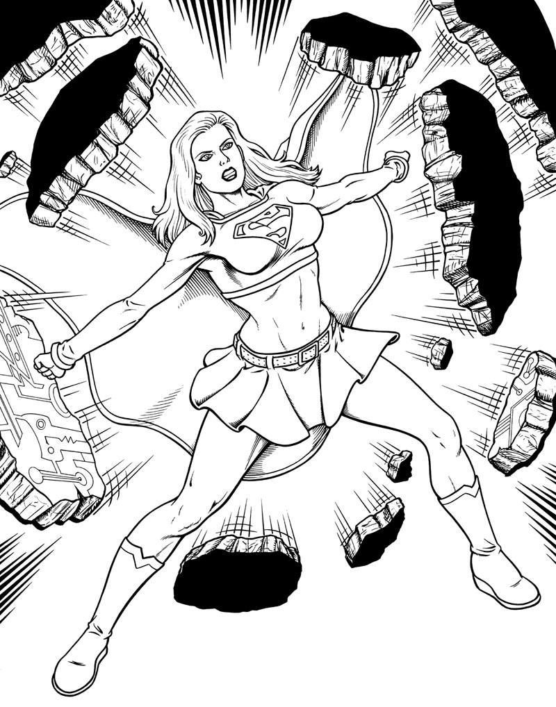Supergirl-by-Fraim