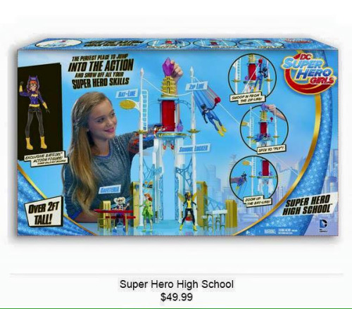 DCSHG Super Hero High School Playset, $49.99 USD