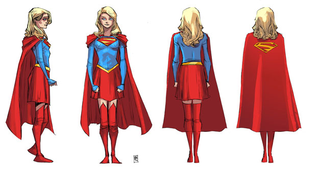 Supergirl-character-turnarounds
